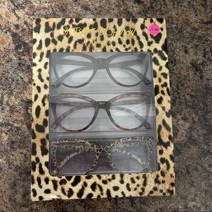 NIB BETSEY JOHNSON READING GLASSES SET